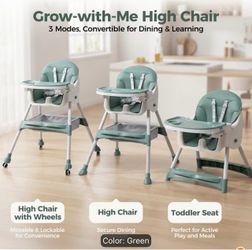 Brand new high chair grow with me