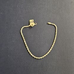 14k Gold Bracelet 7.5 Inch