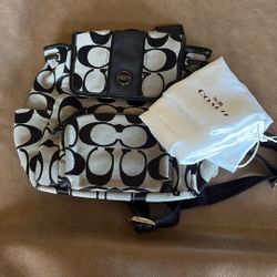 Authentic Vintage COACH Signature Backpack