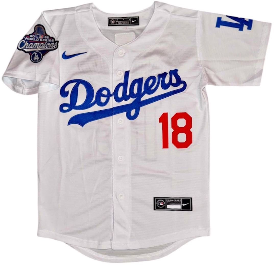Yoshinobu Yamamoto Dodgers Kids MLB Jerseys