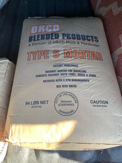2.5 mortar bags