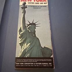 New York City Visitors' Guide and Map 1965 Convention & Visitors Guide