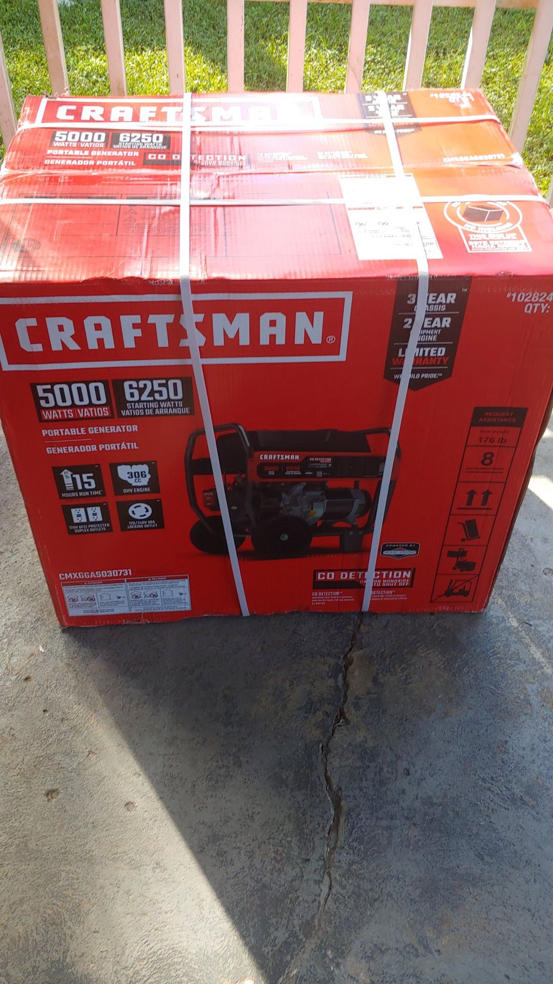 Craftsman portable generator 5000 watts
