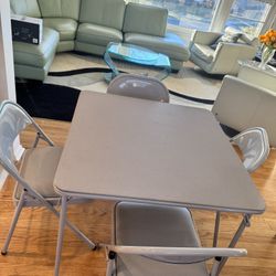 Foldable Chairs And Tables. 