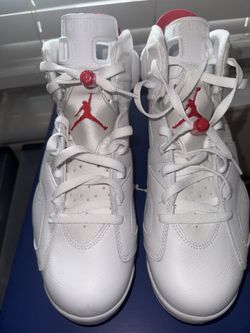 Air Jordan 6 Retro “White/Red” – Size 11 Condition: Deadstock (DS) / Brand New Includes Original Box + Purchase Receipt