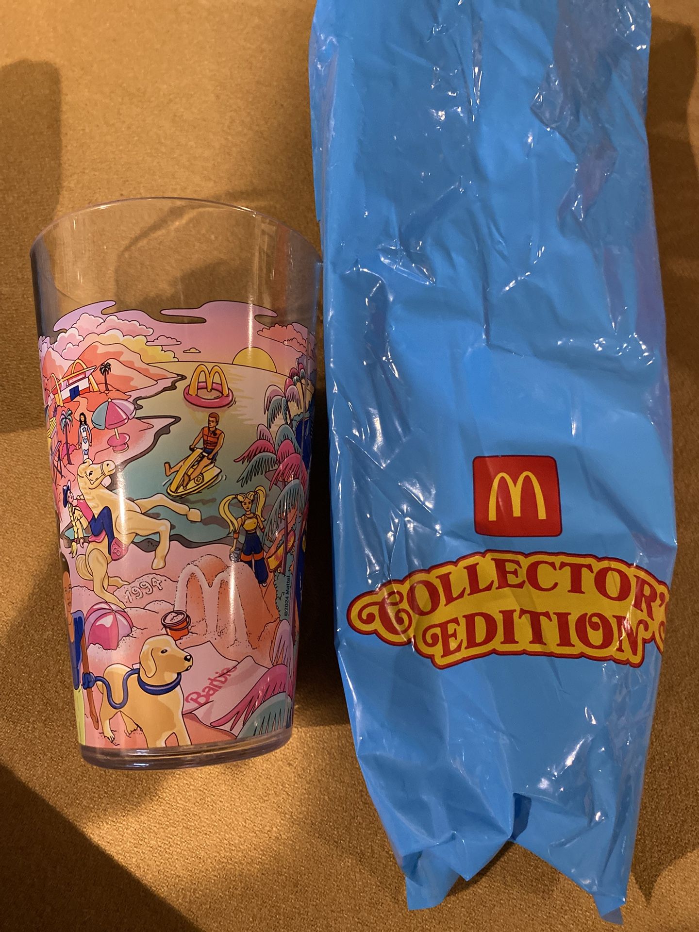 Collectible Mc Donald’s Happy Meal Barbie Cup 