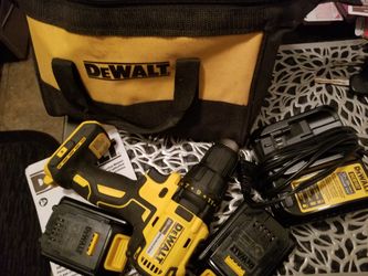 Dewalt drill with charger and two battery's new....