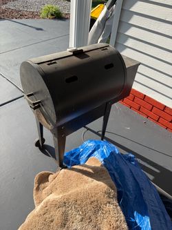 Barrel pellet bbq