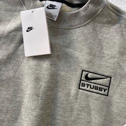 Nike Stussy grey sweatshirt