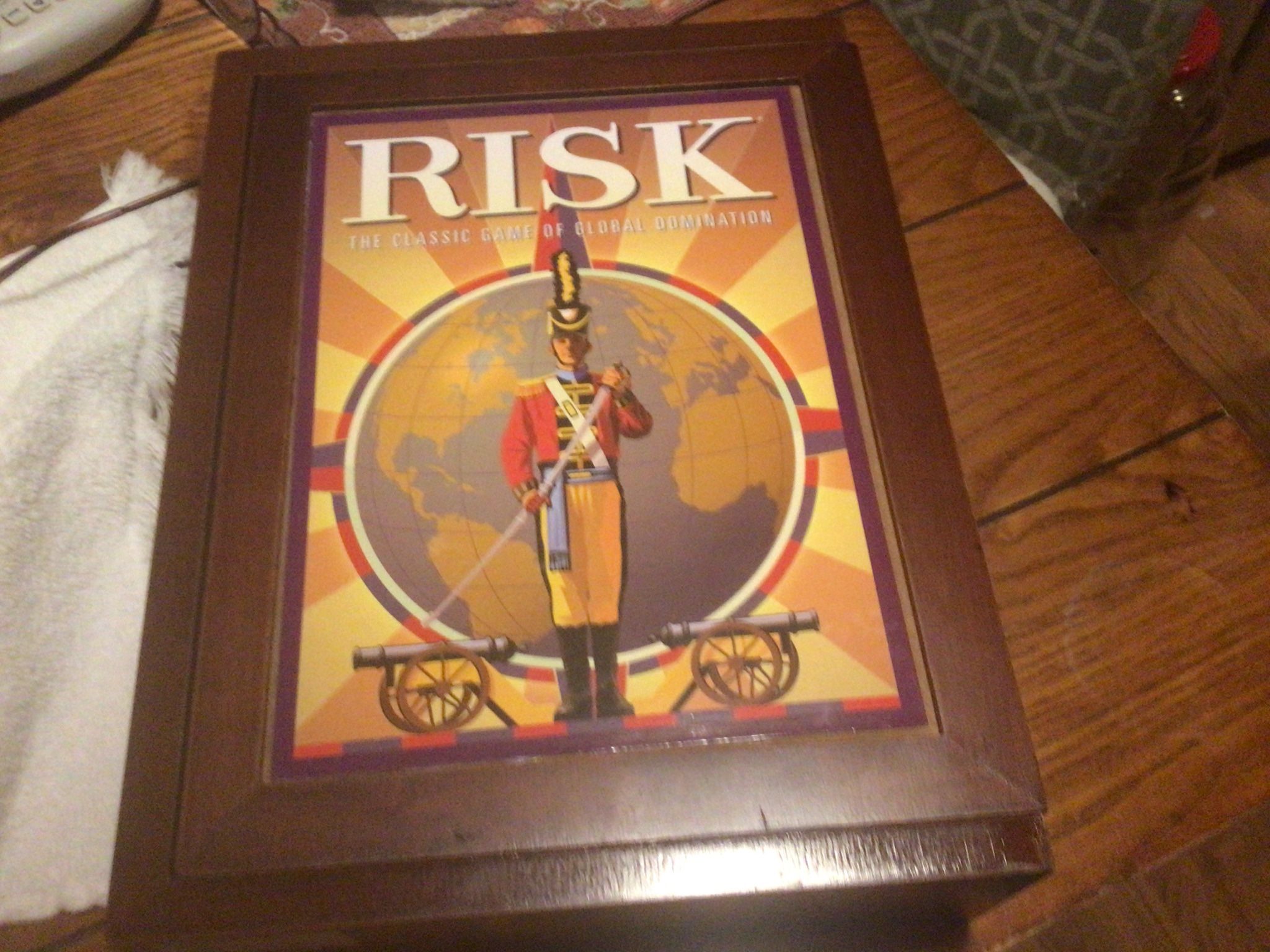 Risk Game In Wooden Box