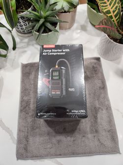 NEW 5000A Portable Car Jump Starter & Air Compressor