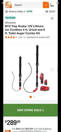 Milwaukee 3577-21 M12 TRAPSNAKE Cordless Brushed Combo Kit