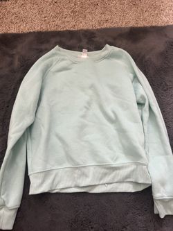 Baby blue crewneck sweatshirt
