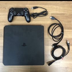 Ps4 1tb Slim Console w/controller and cords