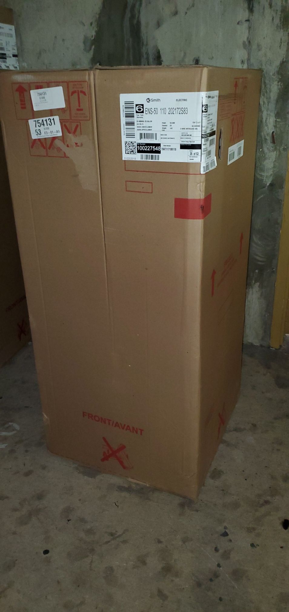 Electric water heater new
