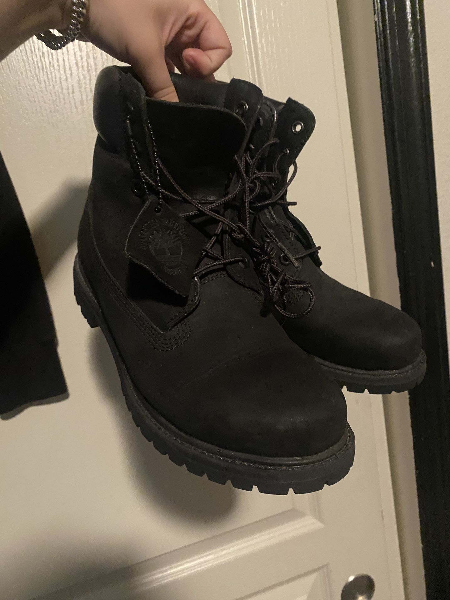 Timberland Six Inch Premium Boots in Black
