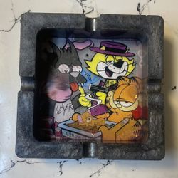 Cartoon Cats Ashtray 