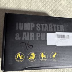 NEW Jump starter/air Compressor/usb + Type-c Charger