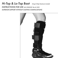 Breg Hi-Top & low-Top Achilles  boot SizeL