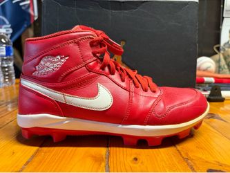 Air Jordan 1 baseball cleats size 8