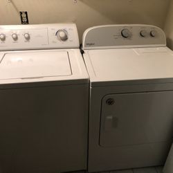 Washer and Dryer 