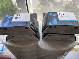 Genuine HP 63 Cartridge, black and color