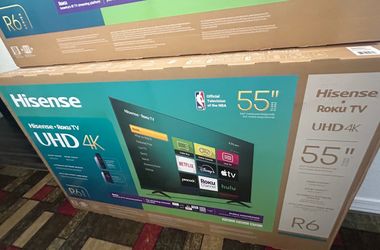 Hisense 55” R6 Series UHD 4K Roku Smart TV - NITB