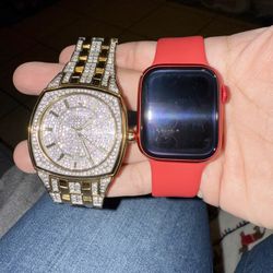 Apple Watch And Bulova Watch