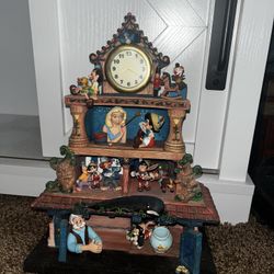 RARE VINTAGE PINOCCHIO DISNEY MAGIC MOMENTS IN TIME CLOCK