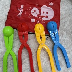 Winter ski Snow Ball making toy mold kids