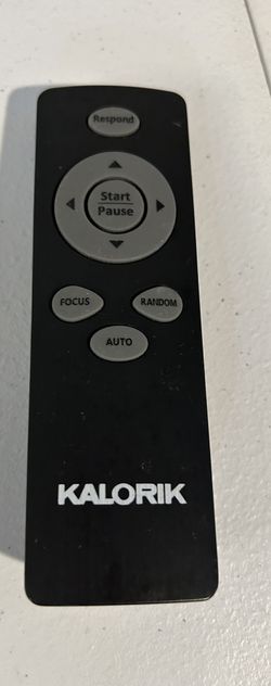 Kalorik 46588 Ionic Pure Air Robot Vacuum Cleaner Remote