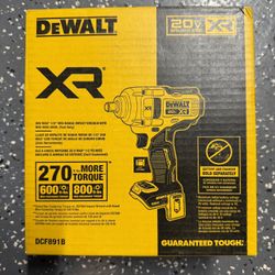 Dewalt Xr 1/2” Mid Range Impact