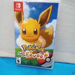 Nintendo Switch Pokemon Let's Go Eevee Factory Seal