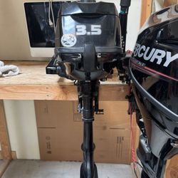 Mercury Four stroke 3.5 tiller Outboard Motor