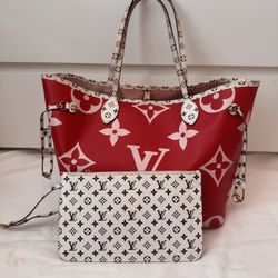 Louis Vuitton Neverfull MM Authentic Limited Edition Colored Monogram Giant MM