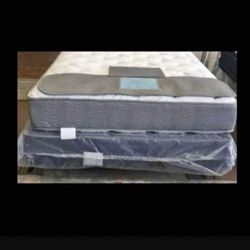 queen size new thick pillow top bed can deliver 