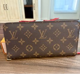 AUTHENTIC LOUIS VUITTON INSOLITE WALLET, RED