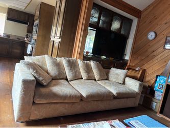 Beige modern sofa