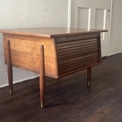 Mid century wooden side table