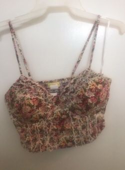 Floral crop top