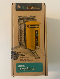 Biolite Camp stove.