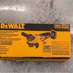 DEWALT MAX XR 4.5" Angle Grinder> Kickback Brake>Paddle Switch (Tool Only