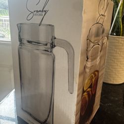 NEW Glass Pitcher