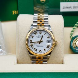 Rolex Datejust 31mm 278273 Two-Tone White Roman Dial 2021 Complete Set