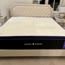 Nectar Premier Hybrid King Mattress 13” Medium-Firm