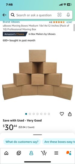 Medium Size Moving Boxes - Never Used