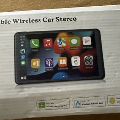 Portable Wireless 7” Inch Car Stereo