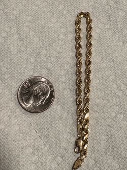 10k solid gold bracelet