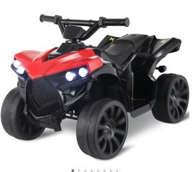 Kids ATV electric car red and black new