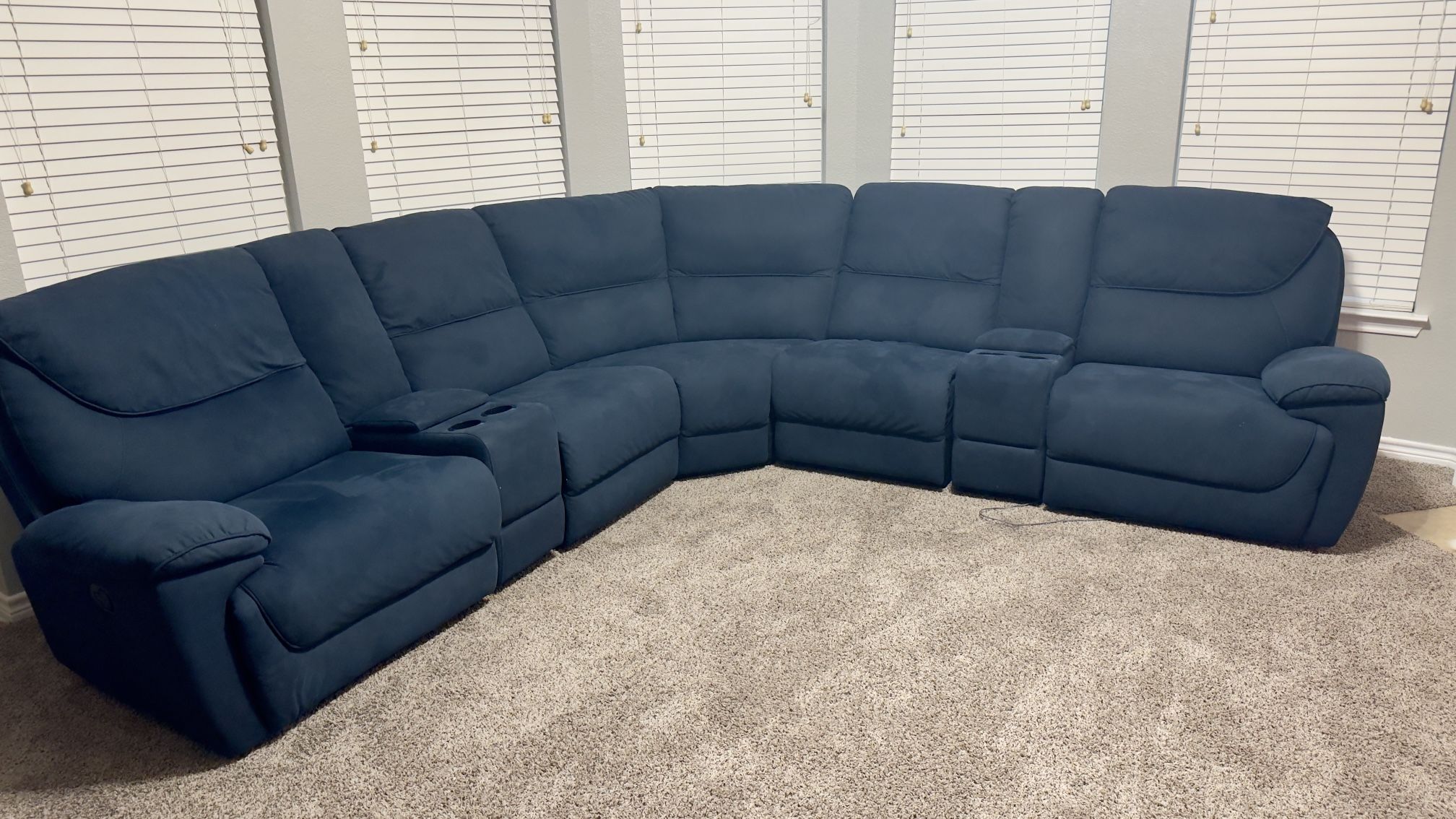 Dark blue sectional for Sale in Arlington, TX OfferUp